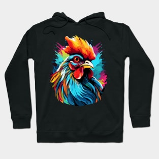 Colorful Rooster Hoodie